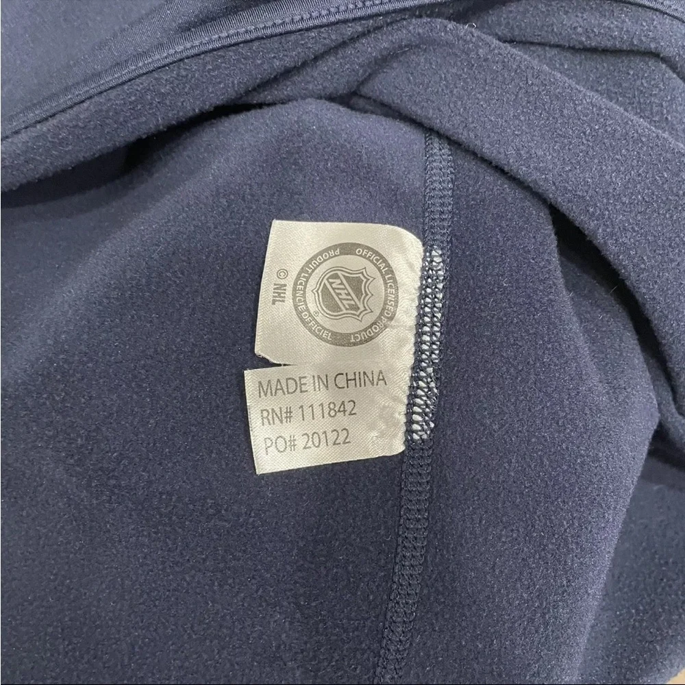Nashville Predators Men’s LW Navy Blue 1/4-Zip Pullover Jacket Size L